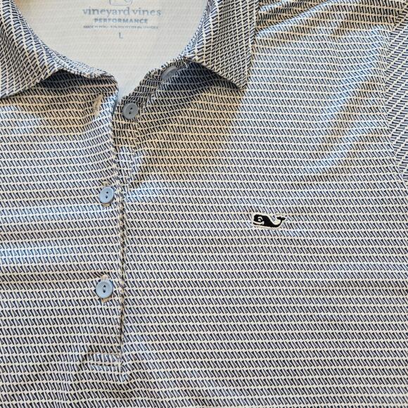 Vineyard‎ Vines Performance Polo Shirt Men Size L Short Sleeve Golf Sankaty Prep - Picture 4 of 8
